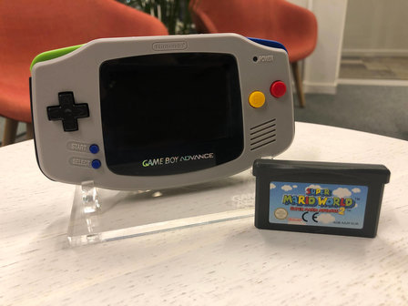 Gameboy Advance Limited SNES Edition + AGS 101 Backlight + Super Mario World