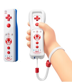 Nintendo Wii Remote Controller Motion Plus Toad Edition