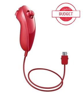 Nintendo Wii Nunchuck Red - Budget