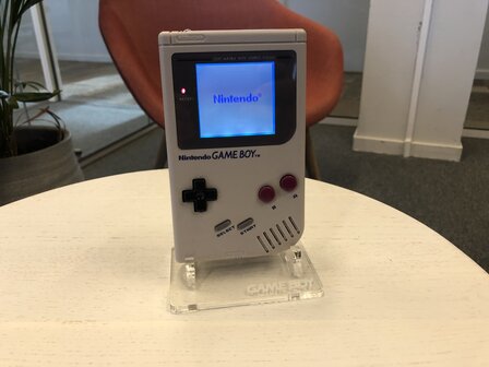 Gameboy Classic Konsole - White Backlight Edition Tetris Pack