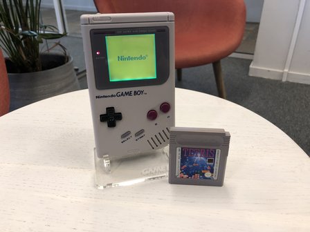 Gameboy Classic Konsole - Yellow Backlight Edition Tetris Pack
