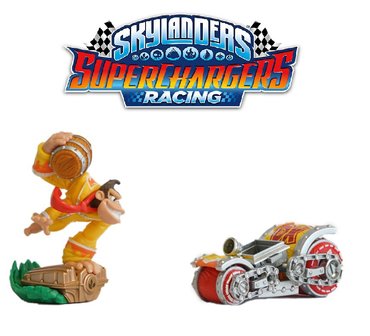 Skylanders SuperChargers Donkey Kong + Barrel Blaster