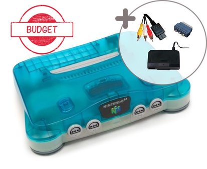 Nintendo 64 [N64] Console Aqua Blue - Budget