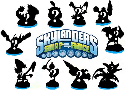 10x Skylanders Swap Force Random Figuurtje