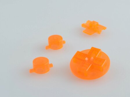 Gameboy Classic Button Set - Crystal Orange