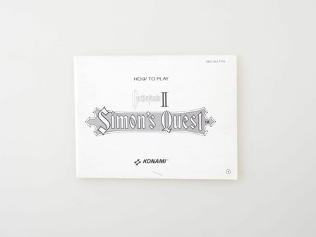 Castlevania 2 Simon&#039;s Quest