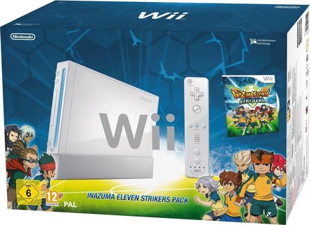 Nintendo Wii Console - Inazuma Eleven Strikers [Complete]