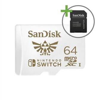 SanDisk MicroSDXC 64GB - Legend of Zelda + microSD Adapter