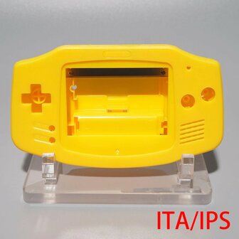 Gameboy Advance Shell - Yellow - IPS Ready