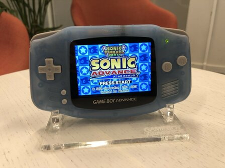 Gameboy Advance Limited Sonic Edition + IPS V2 Backlight