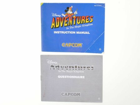 Adventures In The Magic Kingdom Booklet + Questionaire (SCN)