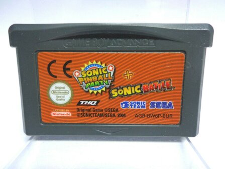 Sonic Pinball Party + Sonic Battle