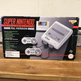 Super Nintendo SNES Console + Super Mario Land [Complete]