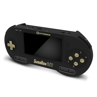 SupaBoy Portable SNES Console - Black Gold Edition