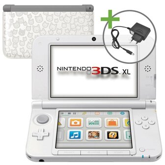 Nintendo 3DS XL - Monster Hunter 4 Felyne White