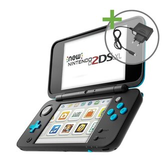 NEW Nintendo&nbsp;2DS&nbsp;XL - Black/Turquoise&nbsp;[Complete]&nbsp;