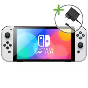 Nintendo Switch OLED Console - Wit