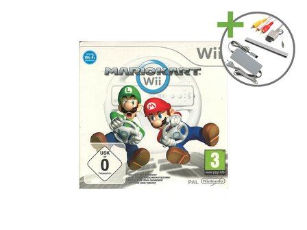 Nintendo Wii Starter Pack - Mario Kart Motion Plus Edition (White)