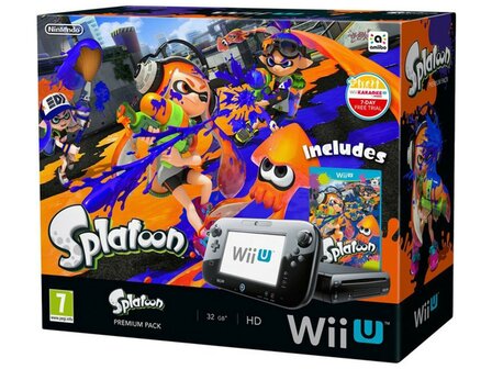 Nintendo Wii-U Starter Pack - Splatoon Edition&nbsp;[Complete]