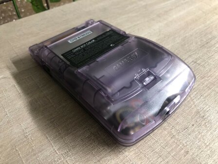 Gameboy Color IPS Transparent Purple Edition