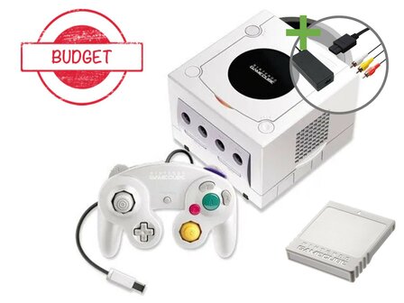 Nintendo Gamecube Starter Pack - Pearl Edition - Budget