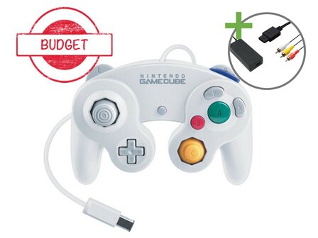 Nintendo Gamecube Starter Pack - Pearl Edition - Budget