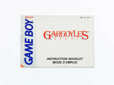 Gargoyles Quest - Manual