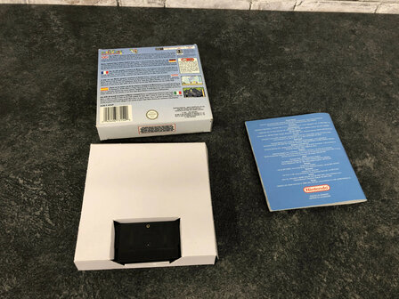 Gameboy Advance Transparent Blue + Super Mario Advance 2 - Super Mario World [Complete]