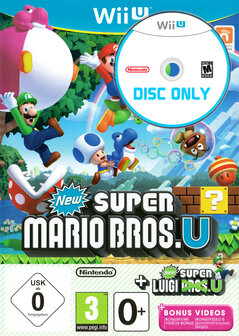New Super Mario Bros. U + New Super Luigi U - Disc Only