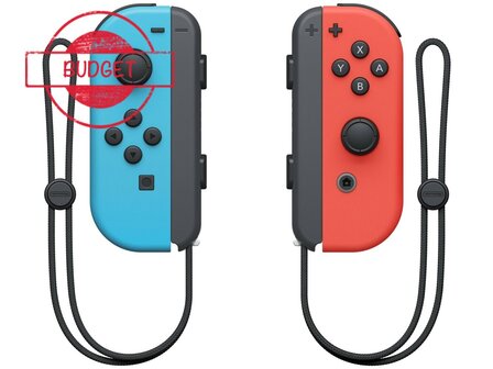 Nintendo Switch Joycon Controller Set Red/Blue - Budget