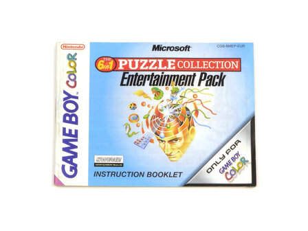 Microsoft Puzzle Collection Entertainment Pack - Manual
