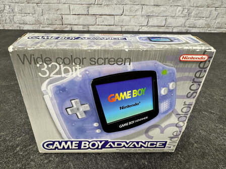 Gameboy Advance Transparent Blue [Complete]