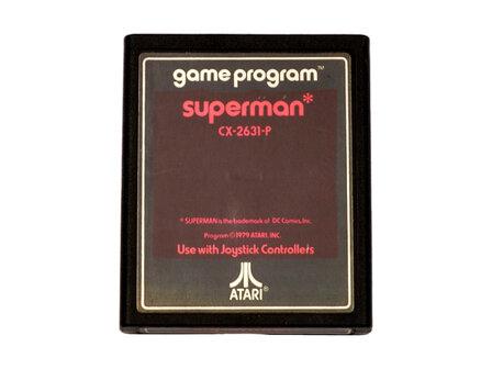 Game Program Superman CX-2631-P - Atari 2600