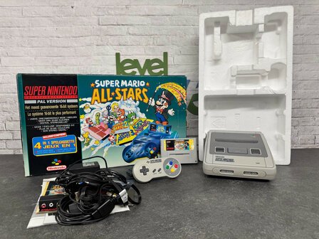 Super Nintendo Starter Pack - Super Mario All Stars Edition [Complete]