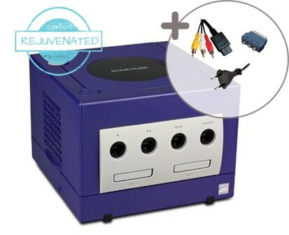 Nintendo Gamecube Console Purple - Rejuvenated