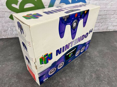 Nintendo 64 Console Grape Purple + Controller (with Protector) [Complete]