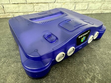 Nintendo 64 Console Grape Purple + Controller (with Protector) [Complete]