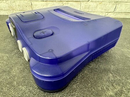 Nintendo 64 Console Grape Purple + Controller (with Protector) [Complete]