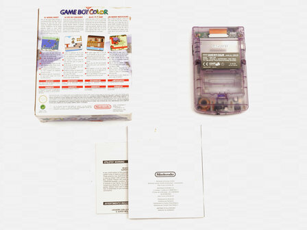 Gameboy Color Transparent Purple [Complete]