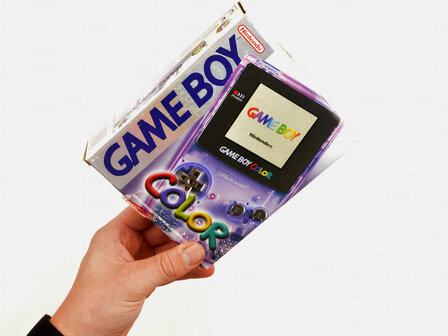 Gameboy Color Transparent Purple [Complete]