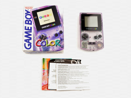 Gameboy Color Transparent Purple [Complete]