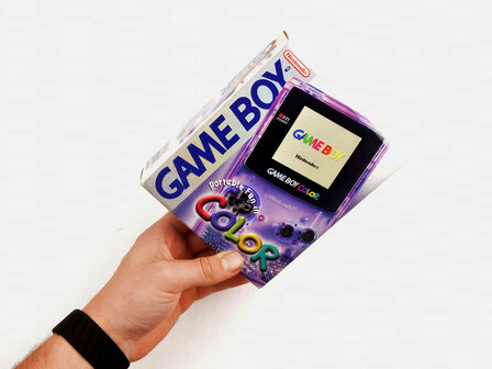 Gameboy Color Transparent Purple [Complete]