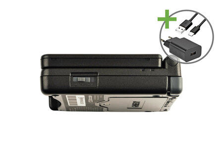 Gameboy Advance SP Graphite Black - USB-C &amp; IPS V5