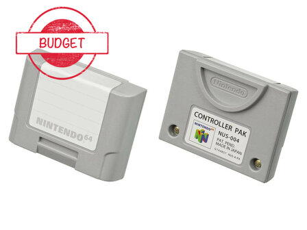 Originele Nintendo 64 Memory Card (Controller Pack) - Budget