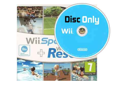 Wii Sports + Wii Sports Resort - Disc Only