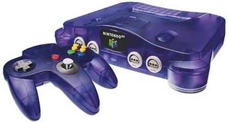 Nintendo 64 Console Atomic Purple + Controller