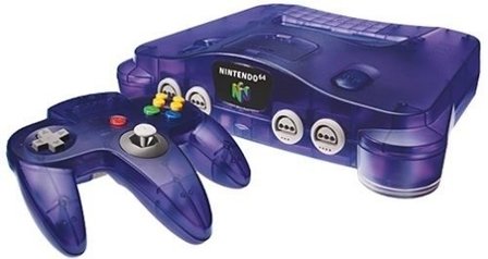 Nintendo 64 Konsole Atomic Purple + Controller