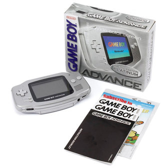 Gameboy Advance Silver / Platinum [Complete]