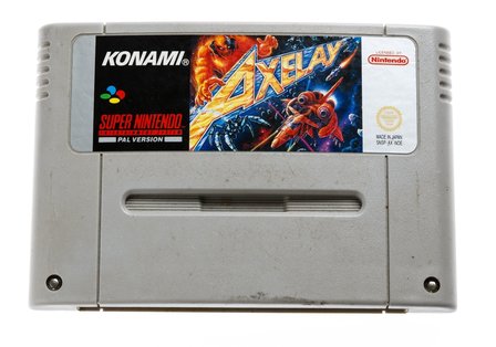 Axelay SNES Cart