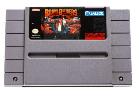 Brawl Brothers NTSC Cart SNES
